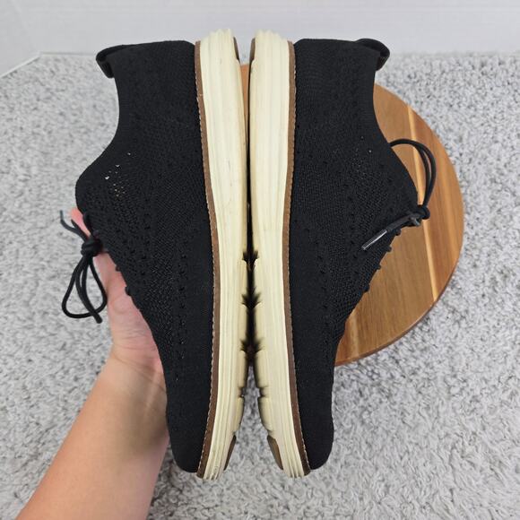 Cole Haan Mens 10.5M Original Grand Black Stitchlite Wingtip Casual Oxford Shoe main image 7